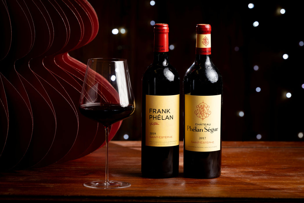 Chateau Phelan Segur & Frank Phelan Gift Set in Wood