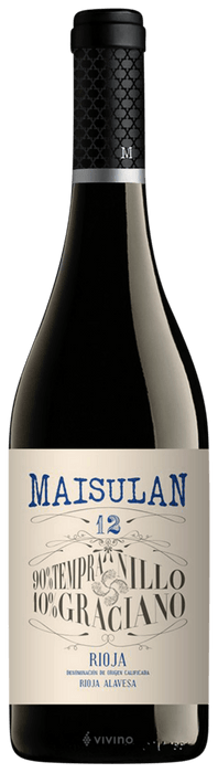 Maisulan, Organic Rioja Crianza, 2020