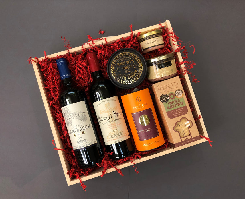 Bordeaux Gift Set in Wood