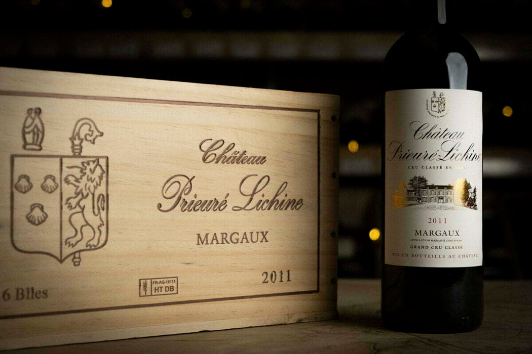 Chateau Prieure Lichine, Margaux, 2011. 6 Bottle Wooden Case Deal