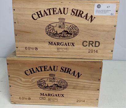Chateau Siran, Margaux, 2017, 12 bottle wodden case deal