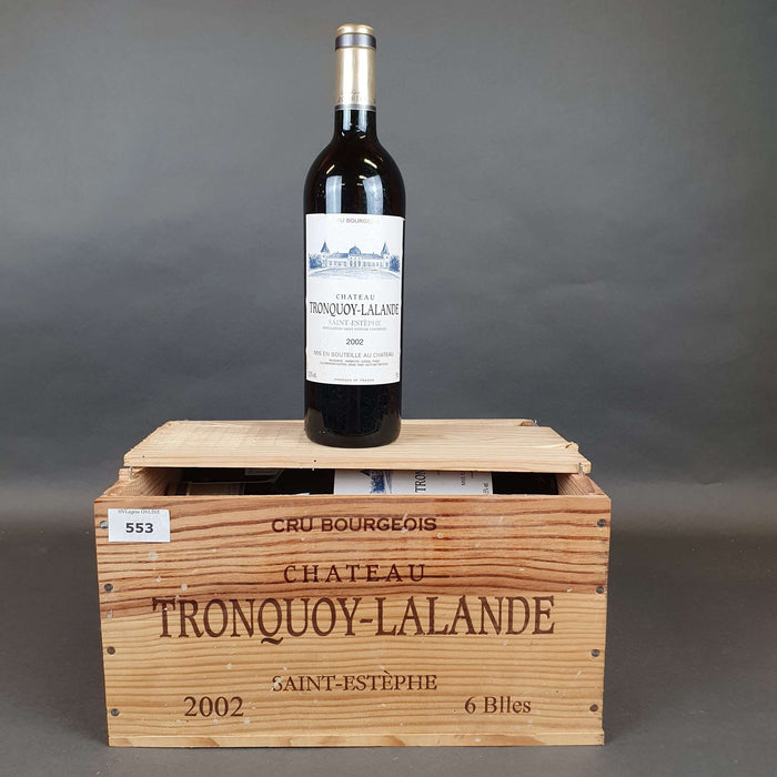 Chateau Tronquoy-Lalande, Saint Estephe, 2013, 6 bottle wooden case deal